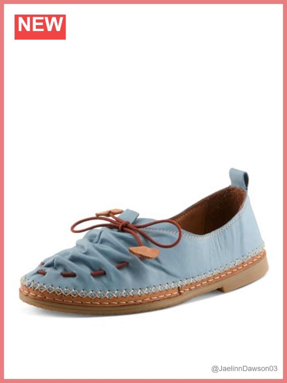 Genuine Leather Slip-On Loafers for Women